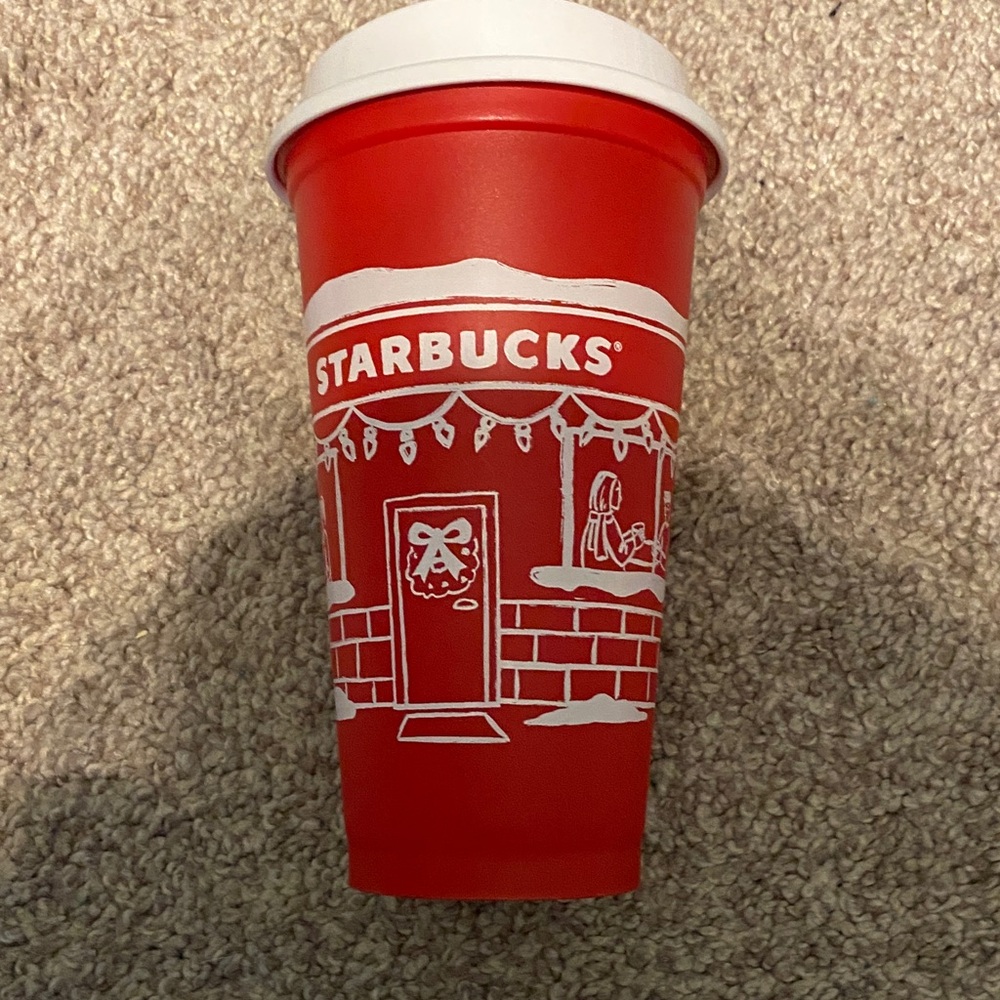 Starbucks Red and White Holiday Cup